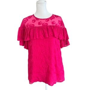 kate spade floral silk blouse